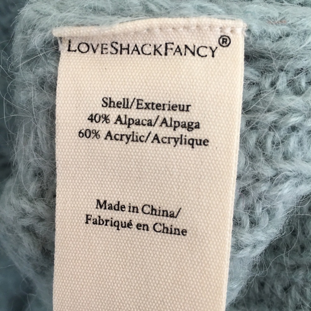 LoveShackFancy Vyoma alpaca blend sweater - Picture 8 of 11